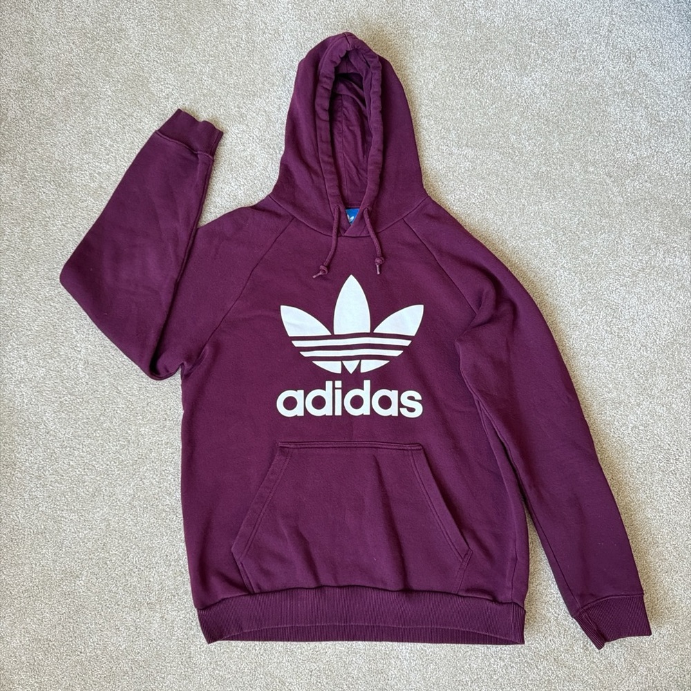 Adidas Burgundy Hoodie